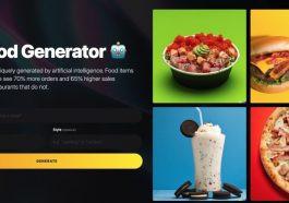 Interface de AI Food Generator