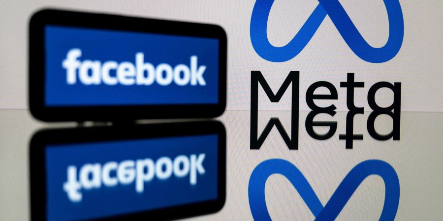Logos Meta et Facebook 