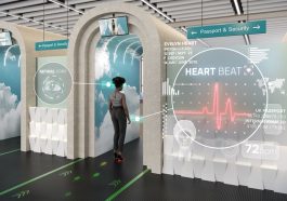 Terminal d’embarquement du futur avec detection de l’empreinte cardiaque