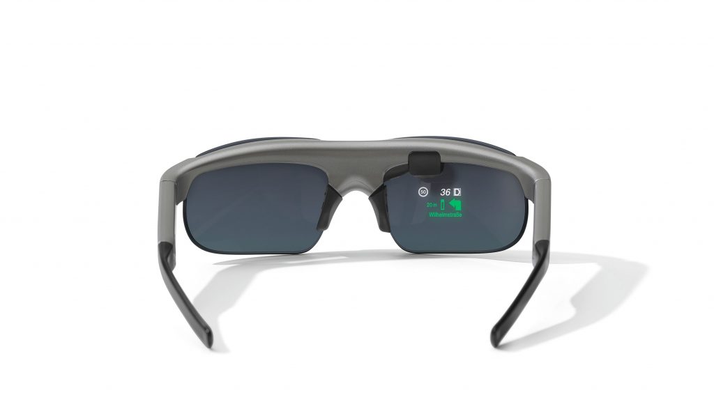 Les lunettes de realite augmentee pour moto ConnectedRide Smartglasses 