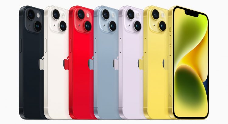 Des iPhone 14 toute couleur